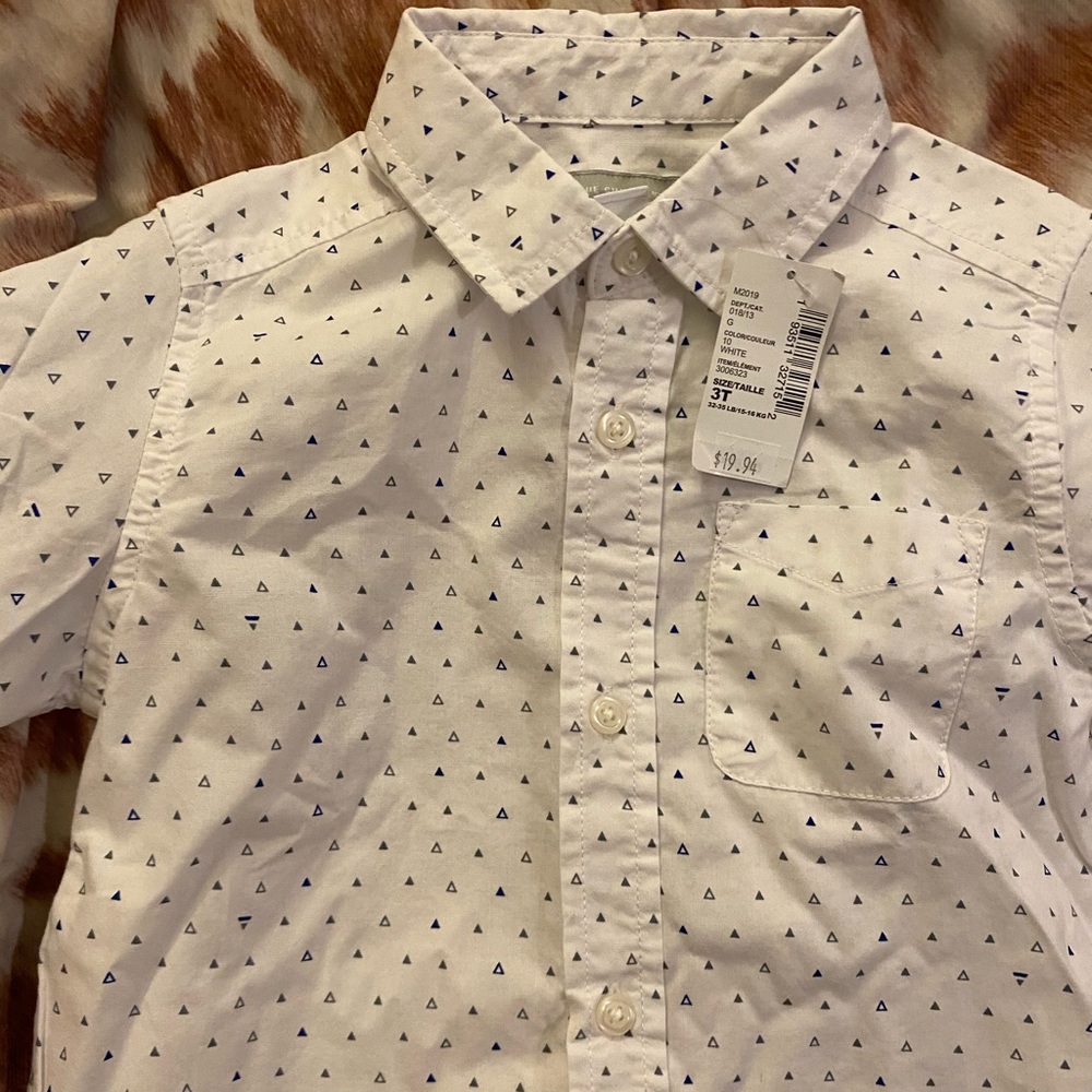 Children’s place button up shirt for boys